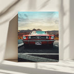 Classic Car Desert Drive