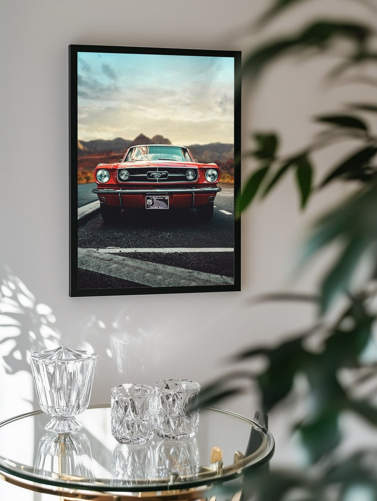 Classic Car Desert Drive