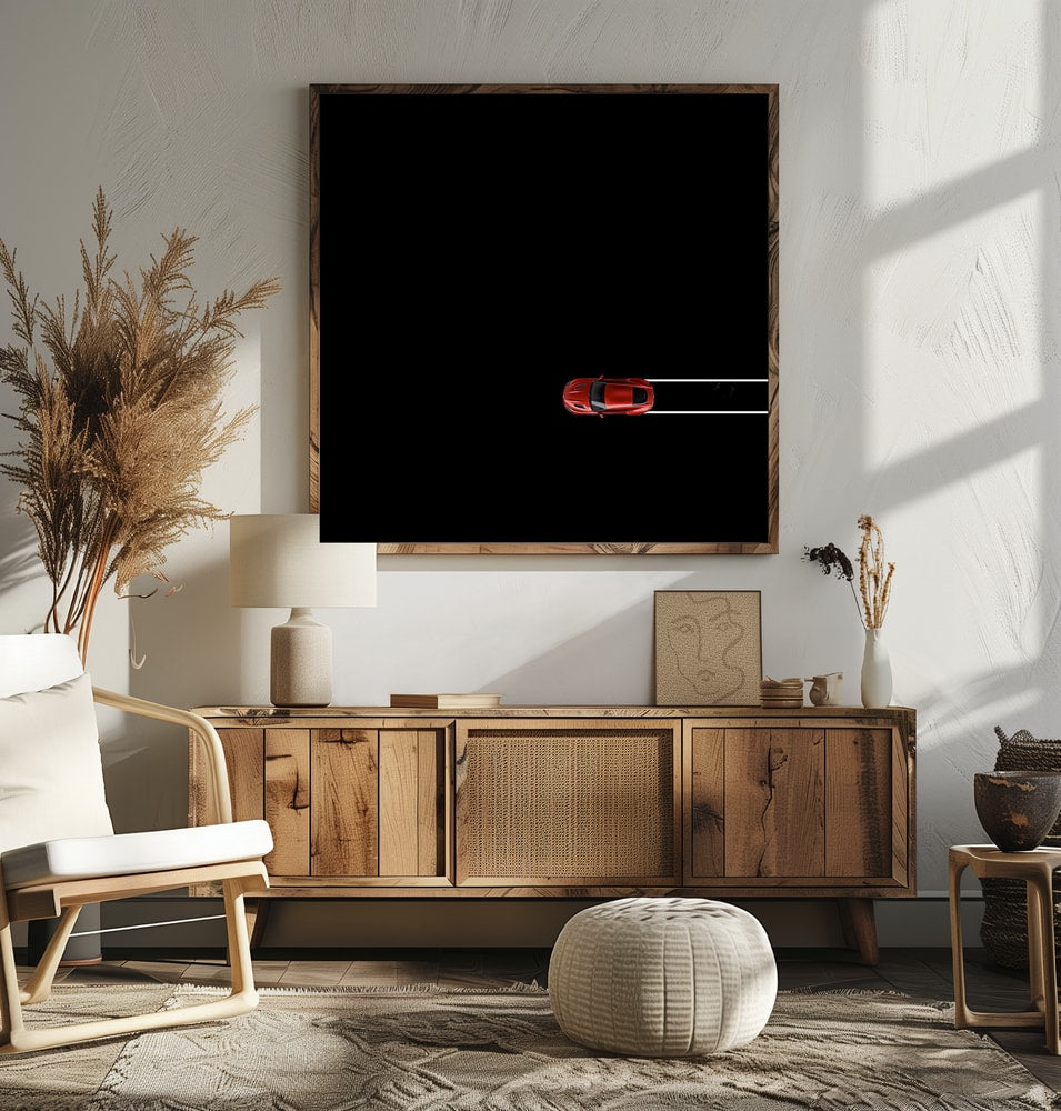 Red Sports Car Drive
