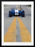Blue Roadster Waving Drive