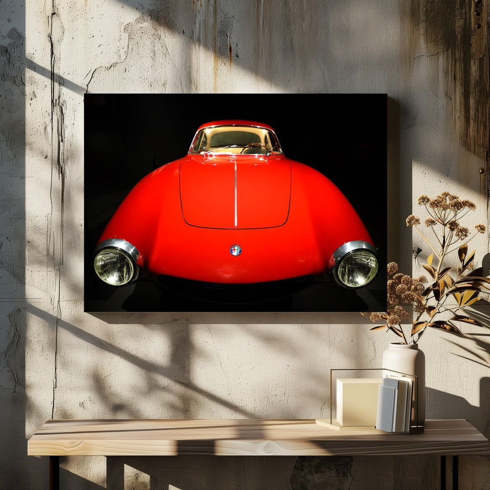 Classic Red Sports Car