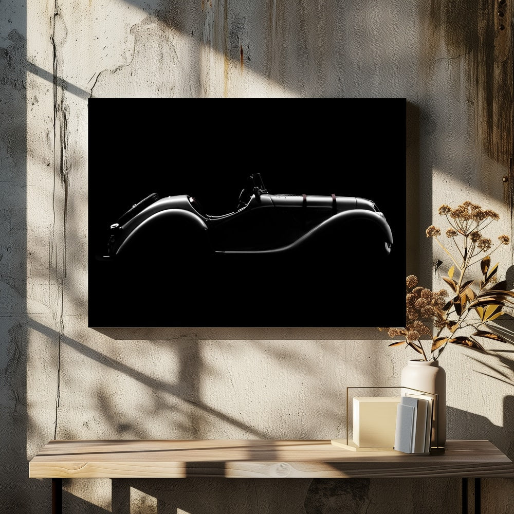 Classic Car Silhouette