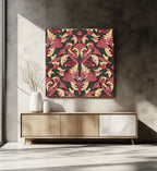 Elegant Pink Botanical Pattern