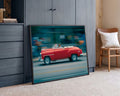 Red Classic Car Motion