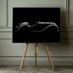 Classic Car Silhouette
