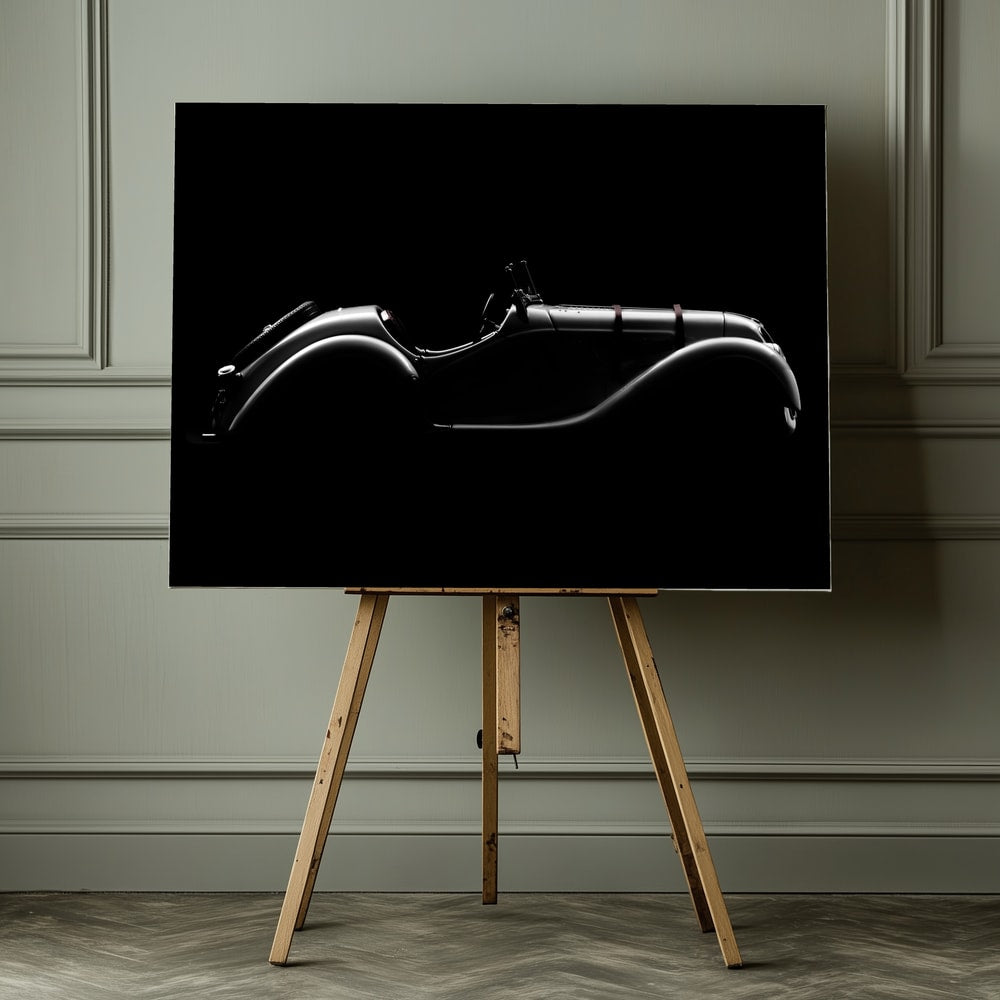 Classic Car Silhouette