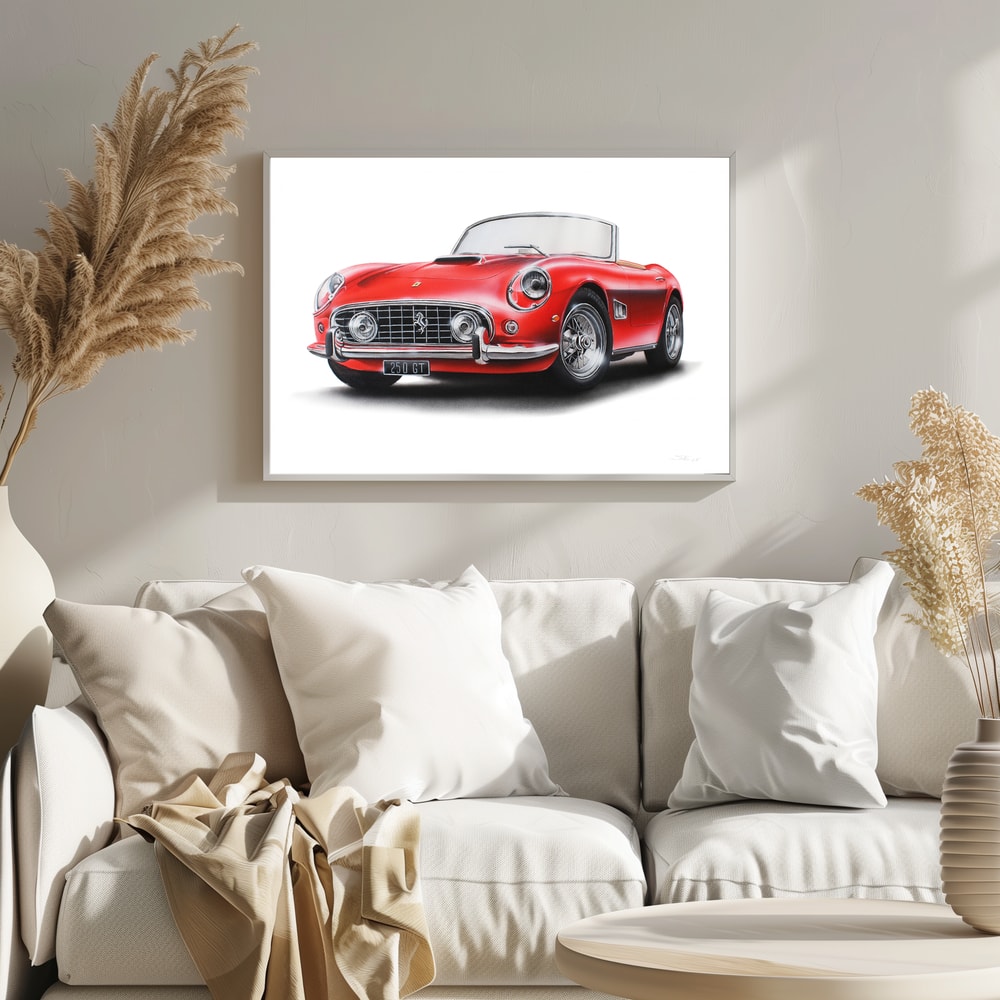 Classic Red Sports Car