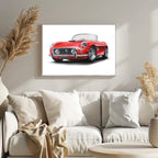 Classic Red Sports Car