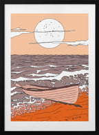 Rowboat at Sunset