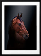 Noble Bay Horse Portrait