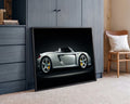 Elegant Silver Supercar