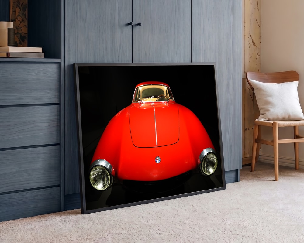 Classic Red Sports Car