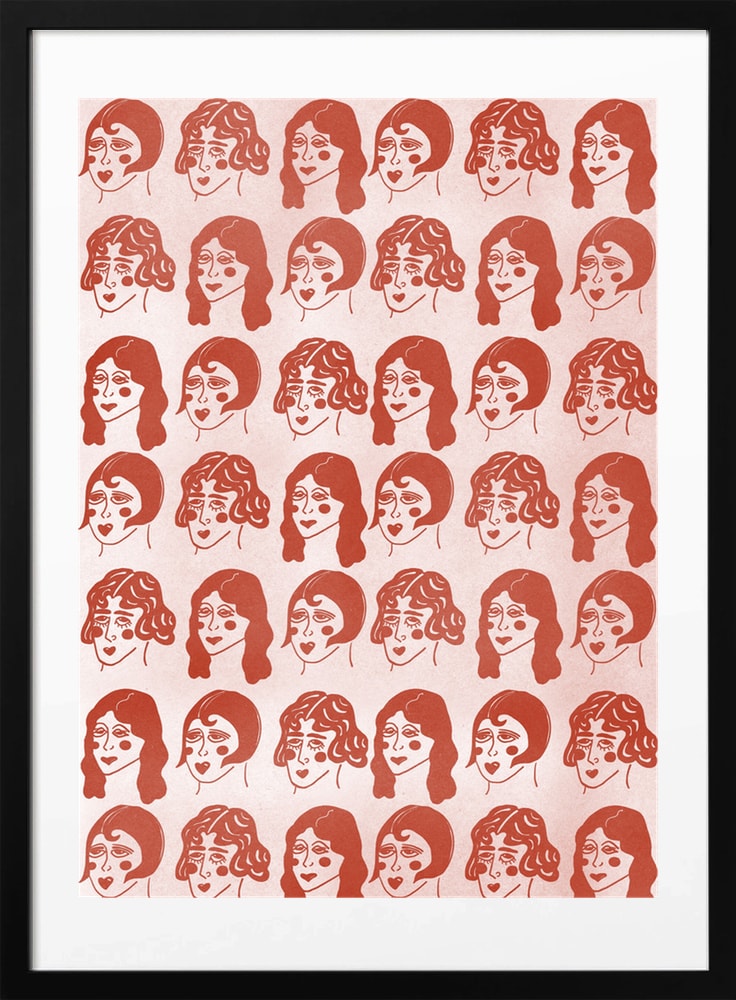 Vintage Flapper Faces