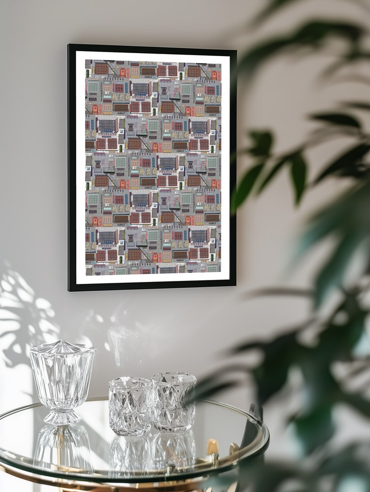 Colorful City Pattern