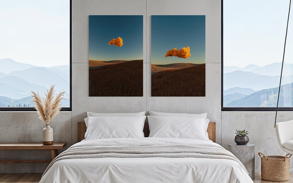 Nubes de Mandarina · Dúo — marco Canvas