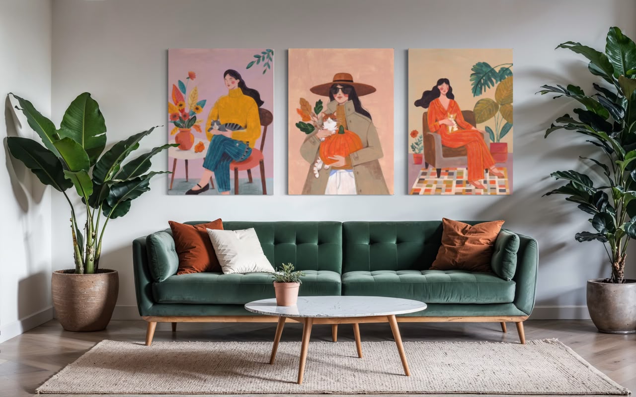 Otoño en Casa · Trío — marco Canvas