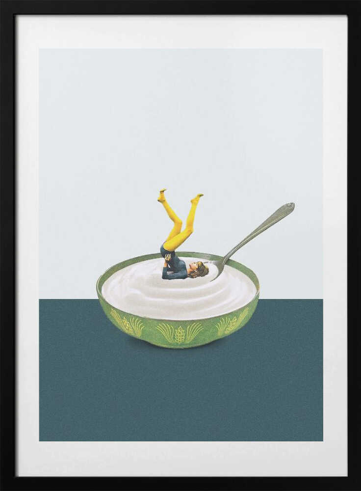 Untitled, arte de Maarten Léon con marco