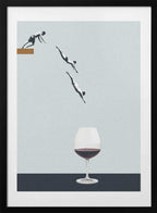 Your best friends forget you get old, arte de Maarten Léon con marco