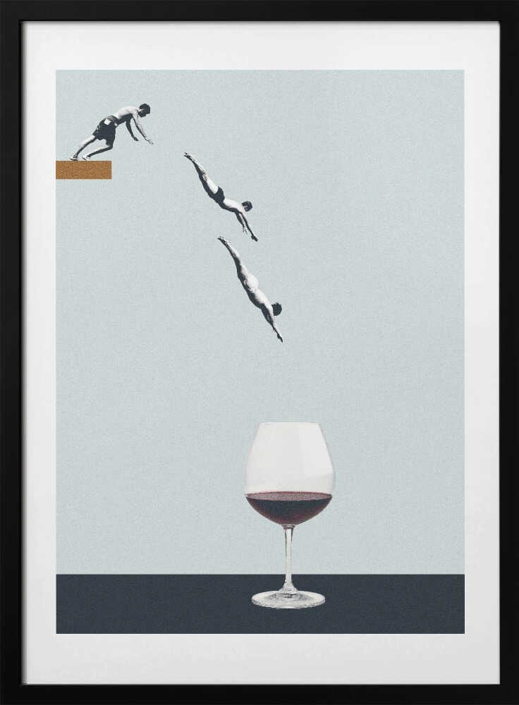 Your best friends forget you get old, arte de Maarten Léon con marco