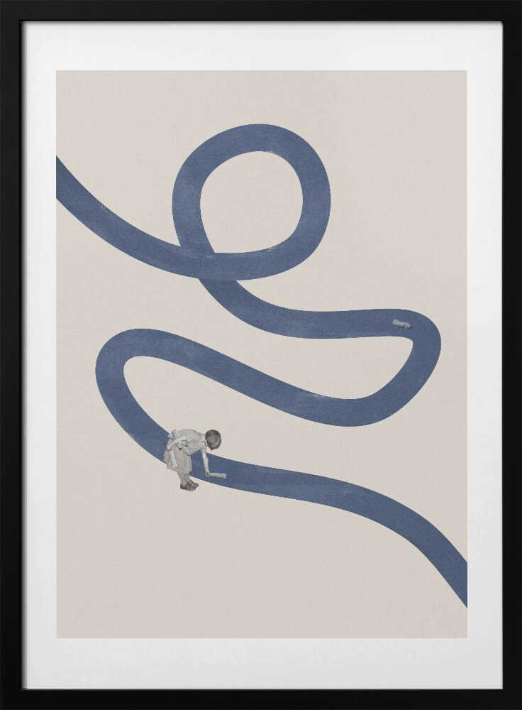 River cleanse, arte de Maarten Léon con marco