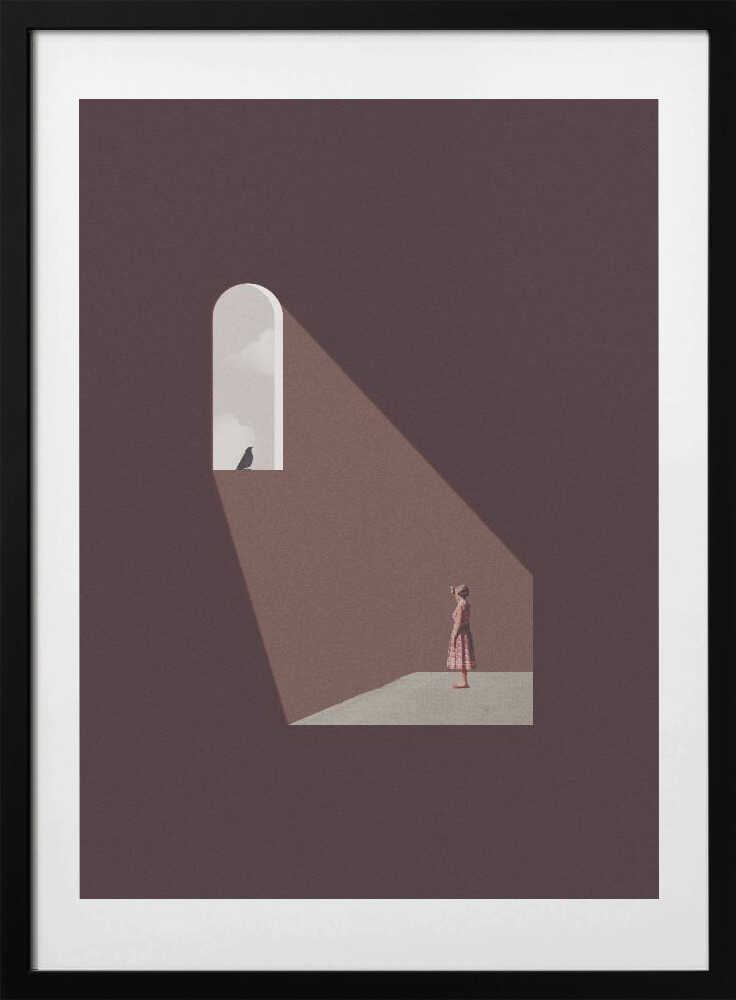 Enlighten me, arte de Maarten Léon con marco