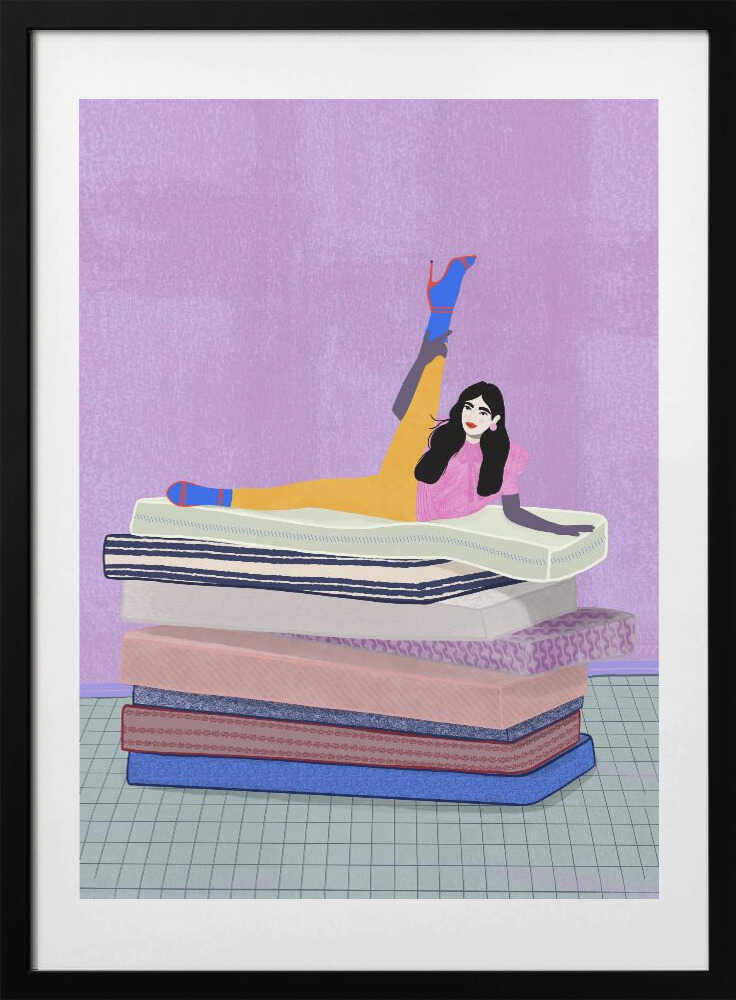 Raise your leg up to your head, arte de Jota de jai con marco
