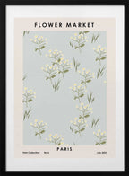 Flower Market Paris, arte de NKTN con marco