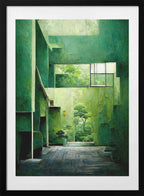Emerald Sanctuary, arte de Treechild con marco