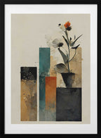 Abstract Blossoms, arte de Treechild con marco