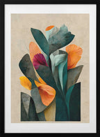 Petals in Harmony, arte de Treechild con marco