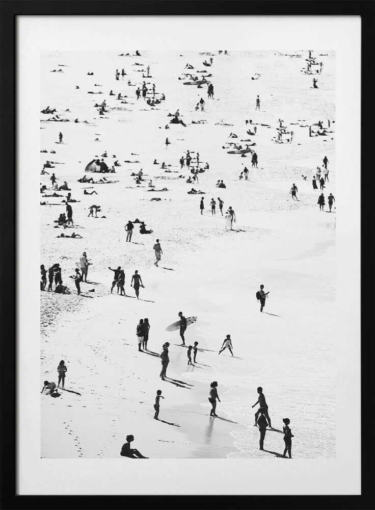 Beach Silhouettes, arte de Kathrin Pienaar con marco