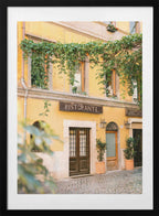 Ristorante Trastevere Rome, arte de Raisa Zwart con marco