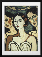 Trio of Elegance, arte de Treechild con marco