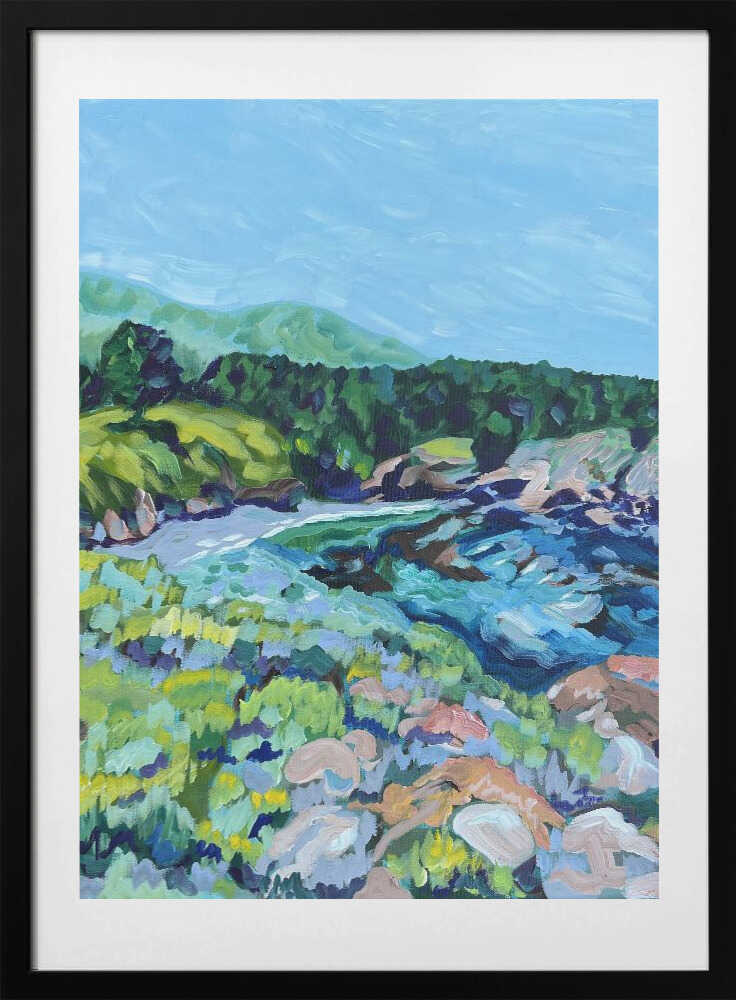 Vibrant Coastal View