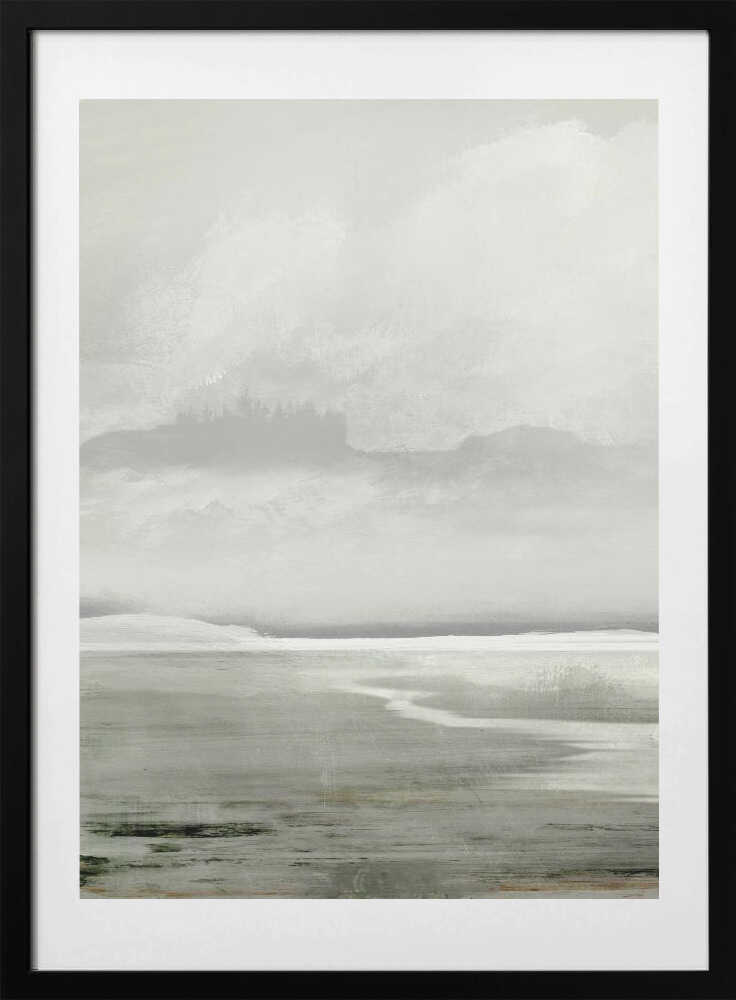 Lakes, arte de Dan Hobday con marco