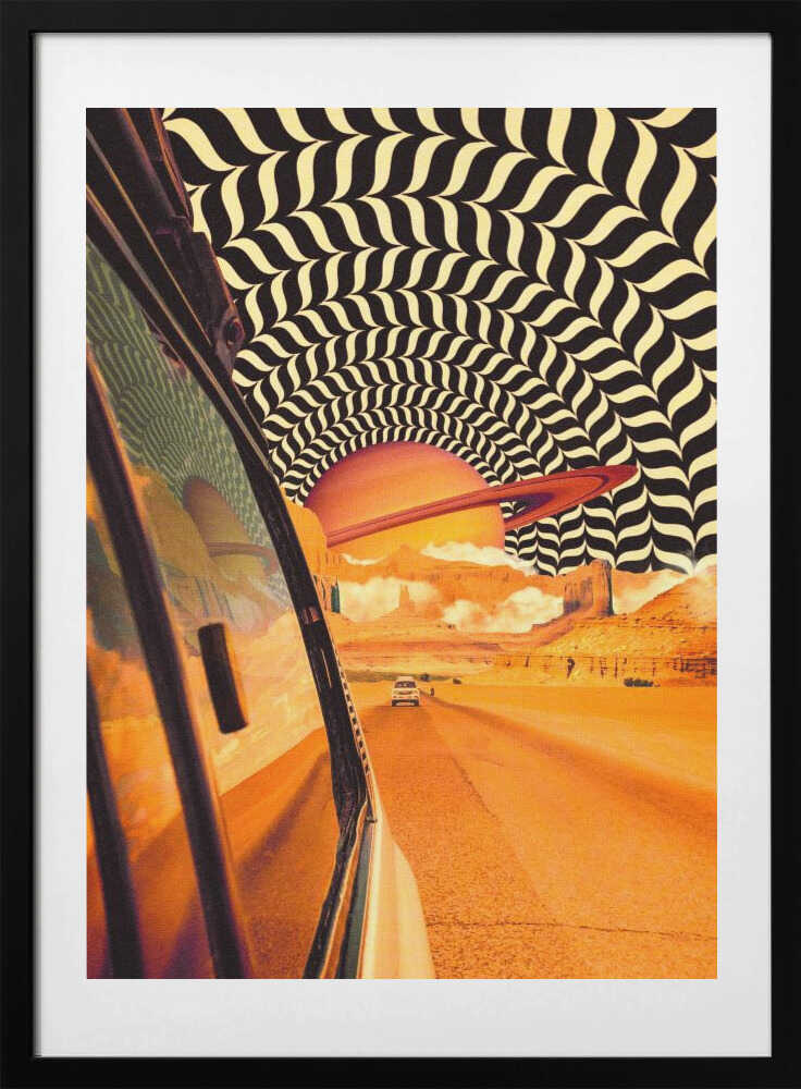 The Real Road Trip II, arte de Taudalpoi con marco