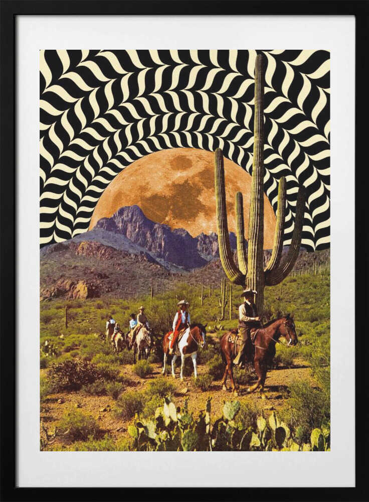 Illusionary Cowboys, arte de Taudalpoi con marco
