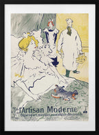 L'artisan Moderne (1896), arte de TOULOUSE LAUTREC con marco