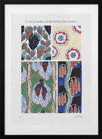 Patterns 14, arte de Emile Alain Seguy con marco