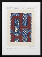 Samarkande 20, arte de Emile Alain Saguy con marco