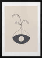 Minimalist Eye Vase, arte de Ivy Green Illustrations con marco