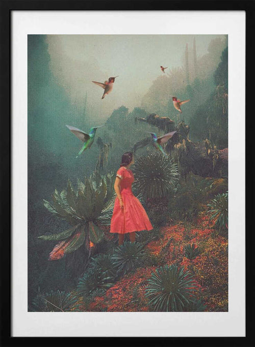 20 Seconds Before the Rain, arte de Frank Moth con marco