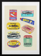 Vintage Seafood Cans
