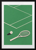 Rosi Feist Lawn Tennis Club, arte de Rosi Feist con marco