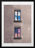 Day Night Windows, arte de Ariz Rab con marco