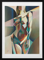 Neo Deco - 04-07-23, arte de Corné Akkers con marco