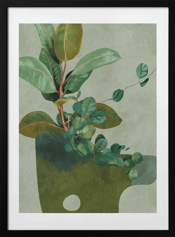 Leaves More 12, arte de Ana Rut Bre con marco