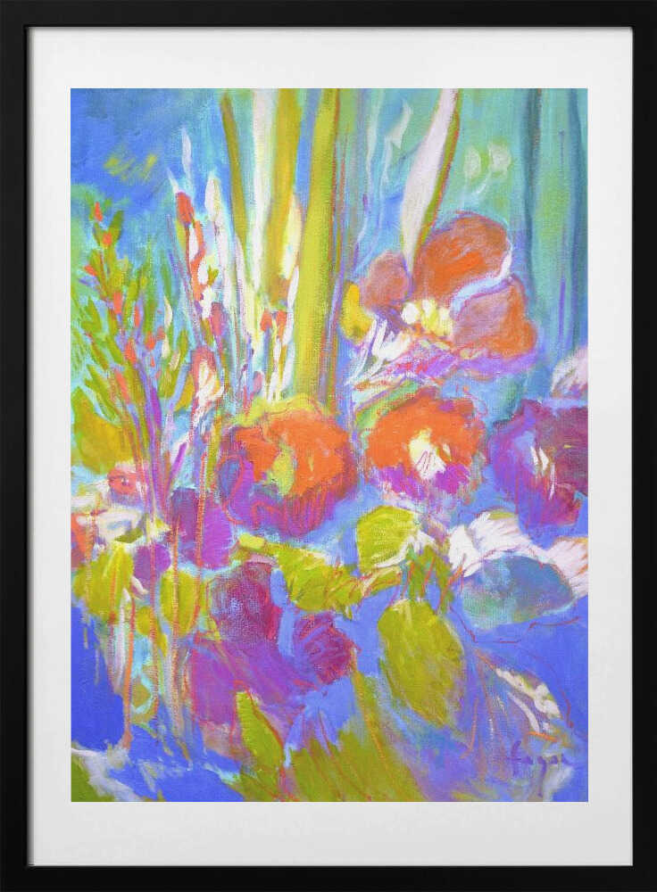 Radiant Blossom Reverie, arte de Dorothy Fagan con marco