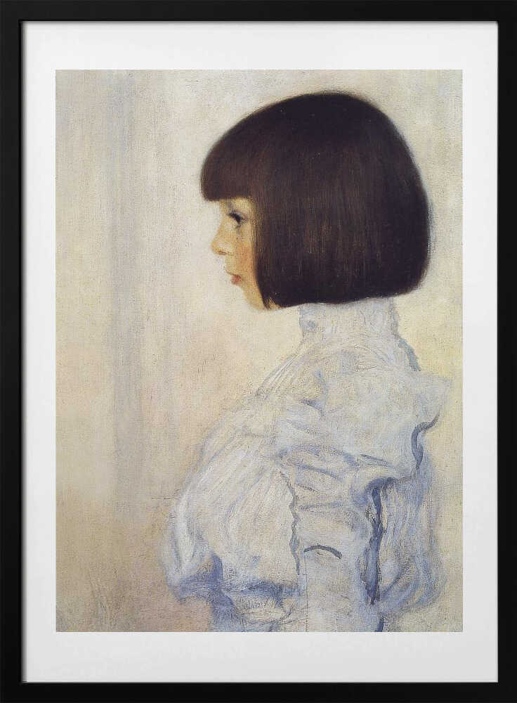 Portrait of Helene Klimt (1898), arte de Gustav Klimt con marco
