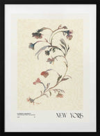 Watercolor print collection. Flower market - New York, arte de NKTN con marco